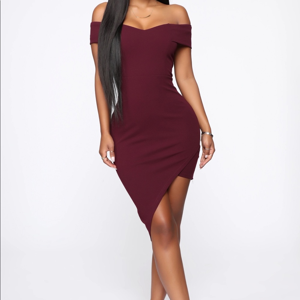 Fashion nova plum dress